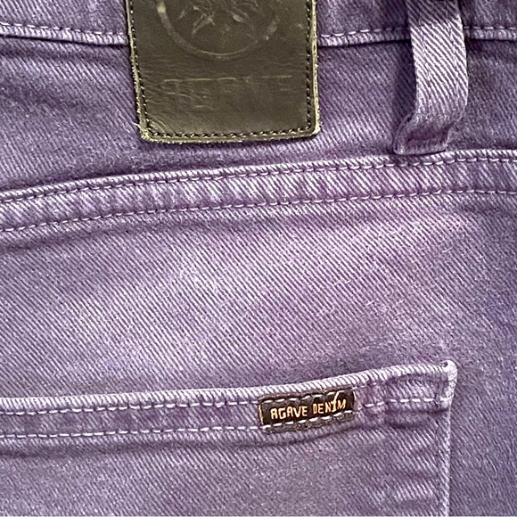 AGAVE DENIM Rocker Men's Blue Cotton Mid Rise Classic Tapered Jeans Size 38/32 - Picture 4 of 5